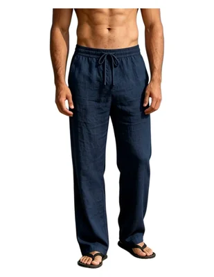 Pantalón Casual Regular Regular de Lino para hombre