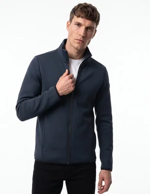 Chamarra casual con bolsillos para hombre