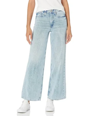 Jeans Gap Highrise pierna ancha lavado ligero 31 de largo para mujer