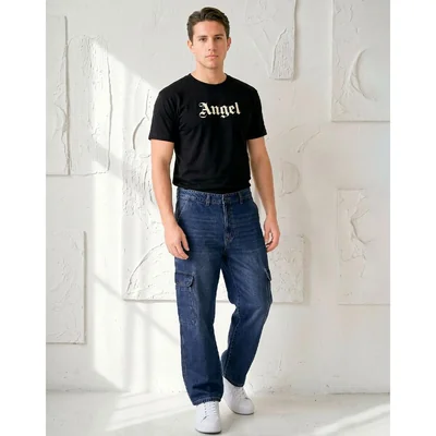 Jeans Hombre Moda Recto Azul Furor 62107818