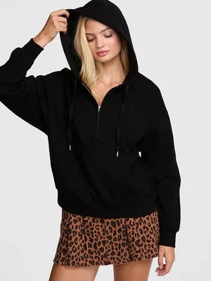 Sudadera con gorro y cierre medio Campus Fleece™
