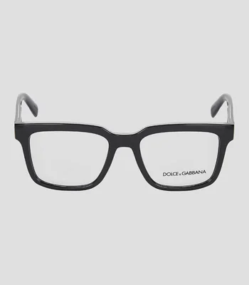 Lentes oftálmicos cuadrados Negro Hombre