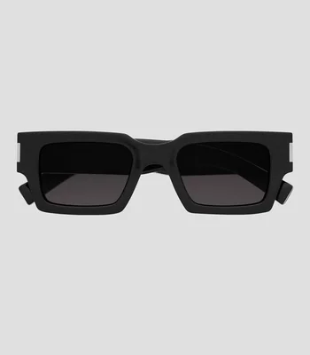 Lentes de sol cuadrados negros Unisex