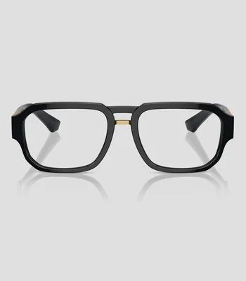 Lentes oftálmicos aviador negros Hombre