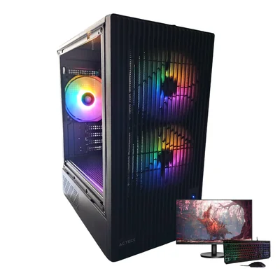 PC JATS GAMER AMD RYZEN 5 8600G/ 16GB RAM DDR5/ 1 TB SSD /CERTIFICADA /TECLADO MOUSE RGB / MONITOR