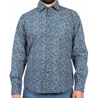 Camisa Estampado Paisley Carlo Corinto para Hombre