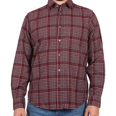 Camisa Cuadros Manga Larga Carlo Corinto para Hombre
