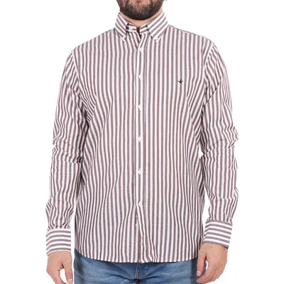 Camisa Rayas Bicolor Brooksfield para Hombre