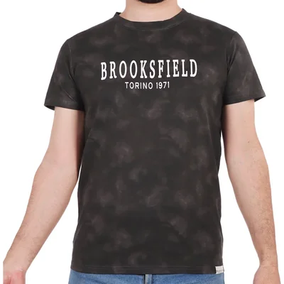 Playera Estampado Grafico Logo Brooksfield para Hombre