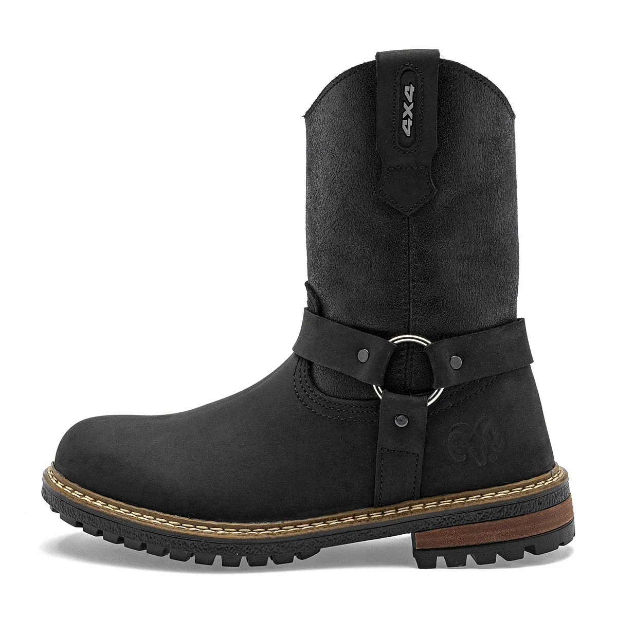 Bota de piel para Hombre marca Ram Negro cod. 147716