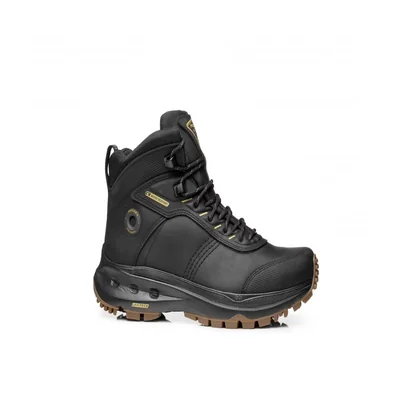 Bota Adventure en Piel Pegada Negro para Hombre