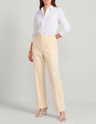 Pantalón Regular Lorenza Blau Recto Para Mujer