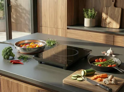 Parrilla de Inducción Turmix 29.9 cm Eléctrica Negra