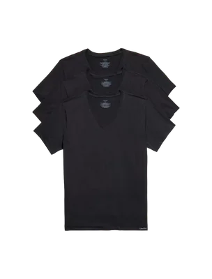 Camisetas 3 Pack Calvin Klein Algodón Classic V
