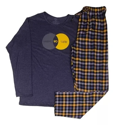 Pijama De Caballero De Manga Larga “hambre Yo Sueño” Twins