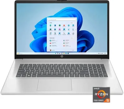 Portátil HP 173\" Full HD Ryzen 5 16 GB 512 GB SSD Plateado
