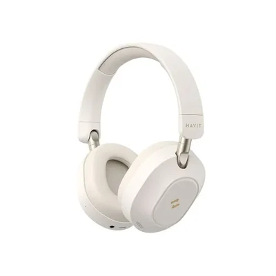 Auriculares Inalámbricos Havit H668BT ANC Cancelación de Ruido Beige