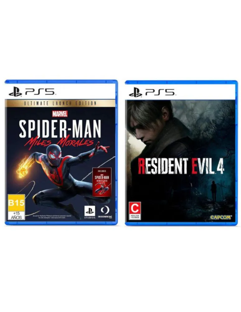 Miles Morales Ultimate + R.E. 4 PS5