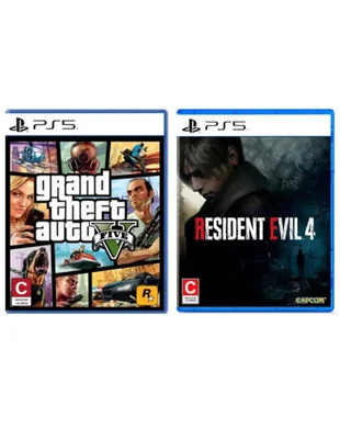 GTA V + R.E. 4 Remake PS5