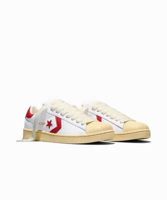 Tenis Choclo Blancos Converse x 1908 Pro Leather Unisex de Piel
