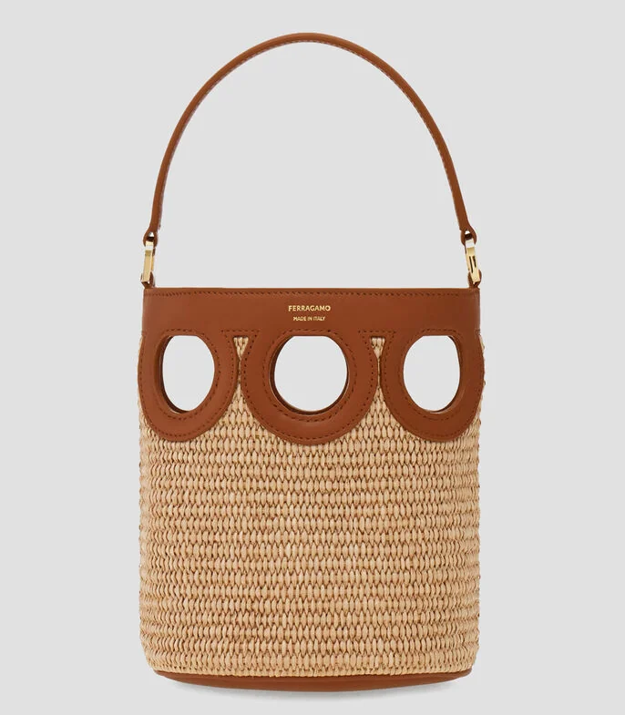 Bolsa cubo Gancini (XS) Mujer