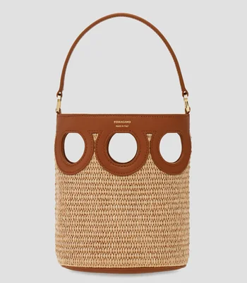 Bolsa cubo Gancini (XS) Mujer