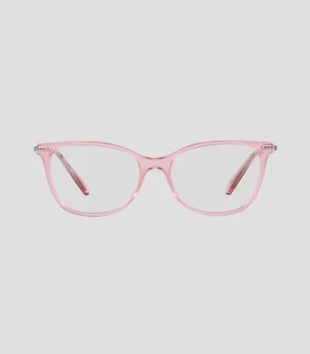 Lentes oftálmicos cuadrados rosa Mujer
