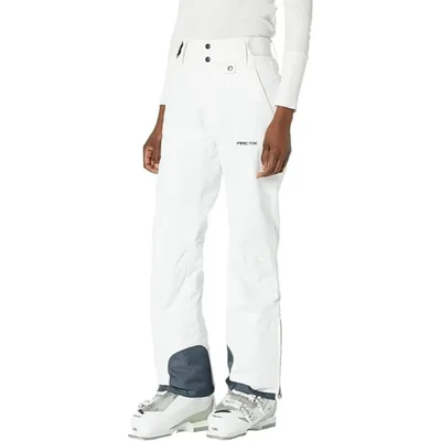 Pantalones de nieve Arctix para mujer aislantes blancos talla XS estándar