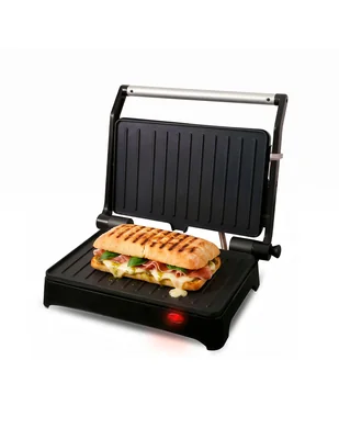 Parrilla eléctrica Sandwichera Compacta de Aluminio y hierro fundido