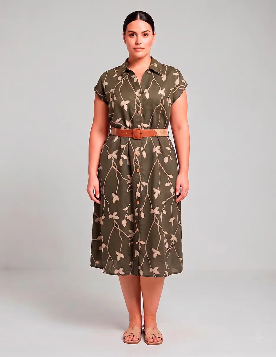 Vestido largo casual para mujer
