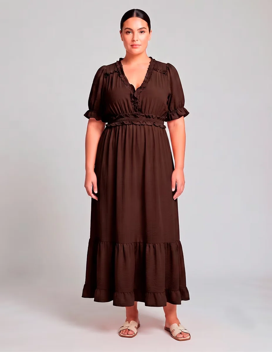 Vestido largo casual para mujer