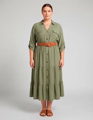 Vestido largo casual para mujer