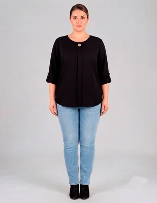 Blusa manga 3/4 para mujer