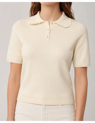 Blusa manga corta para mujer