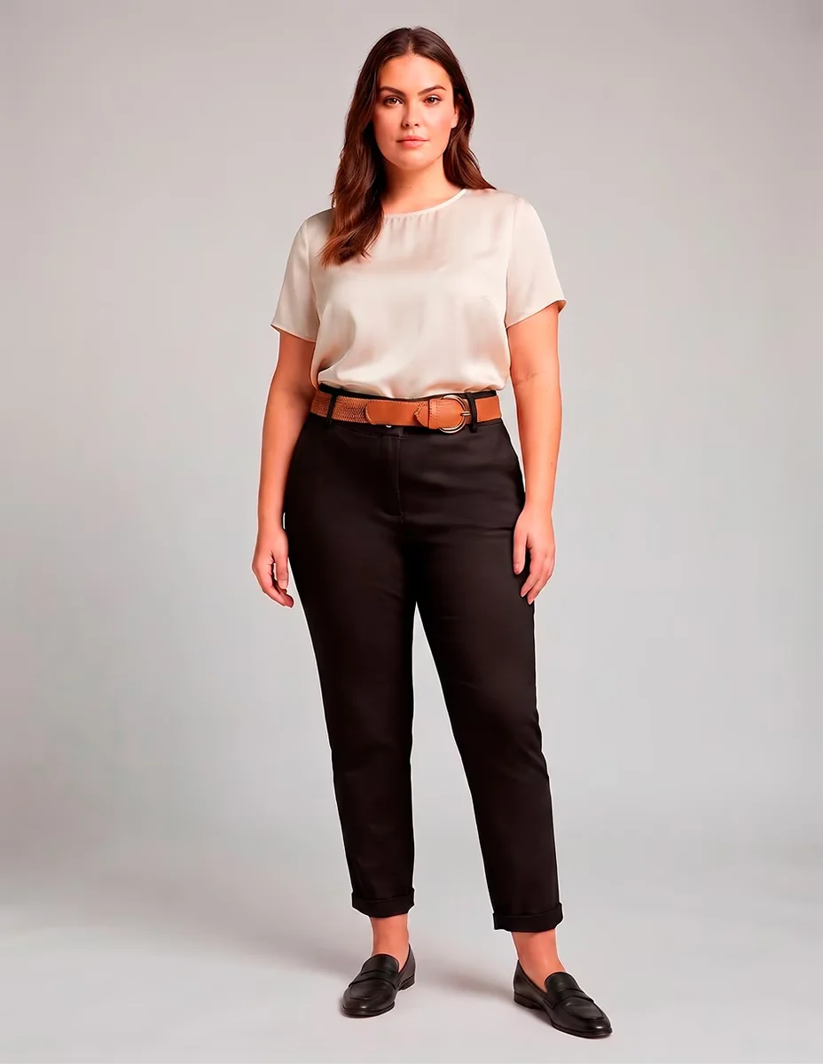 Pantalón recto para mujer