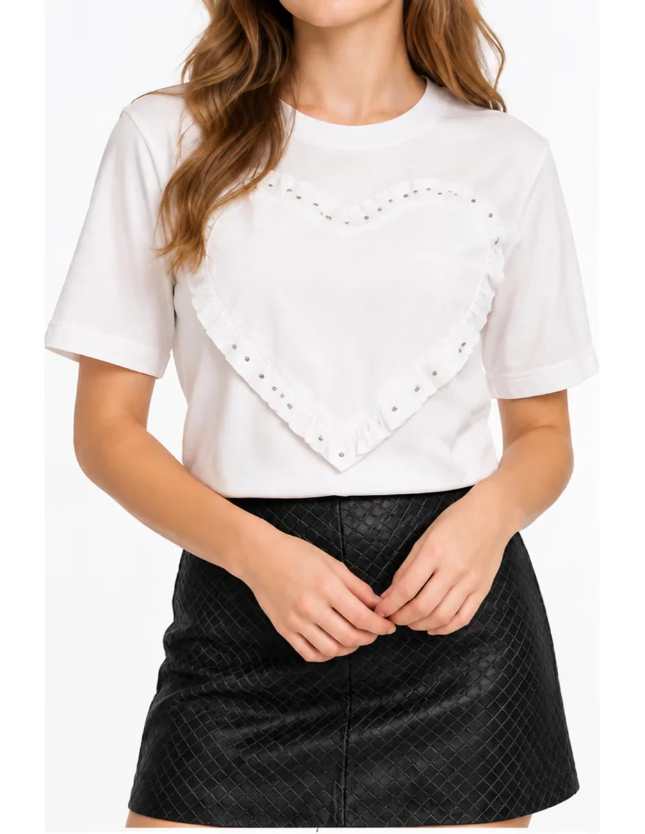 Falda mini a la cintura alta
