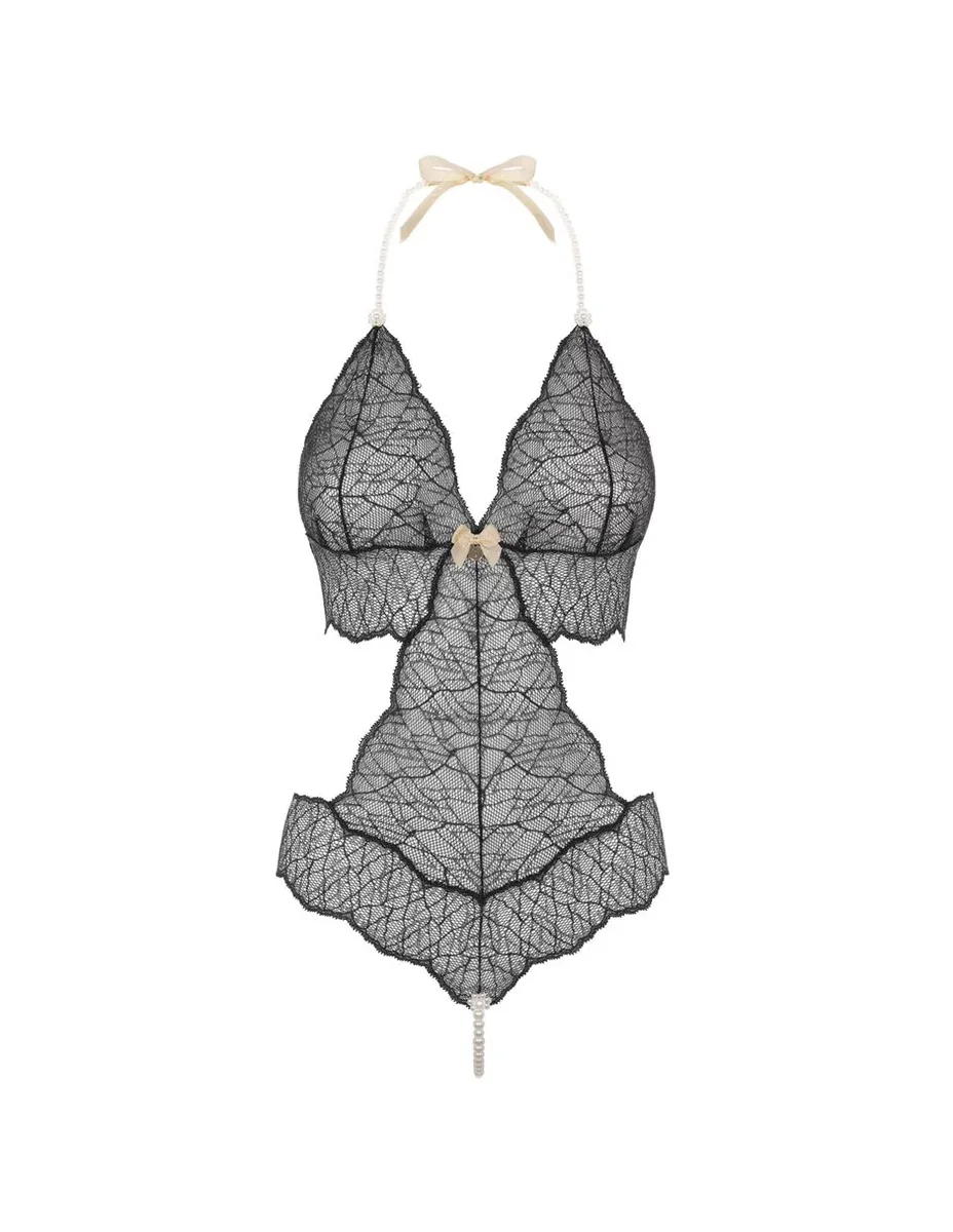 Body cuello Halter escote V para mujer