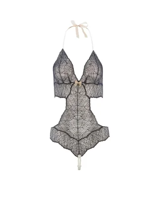 Body cuello Halter escote V para mujer