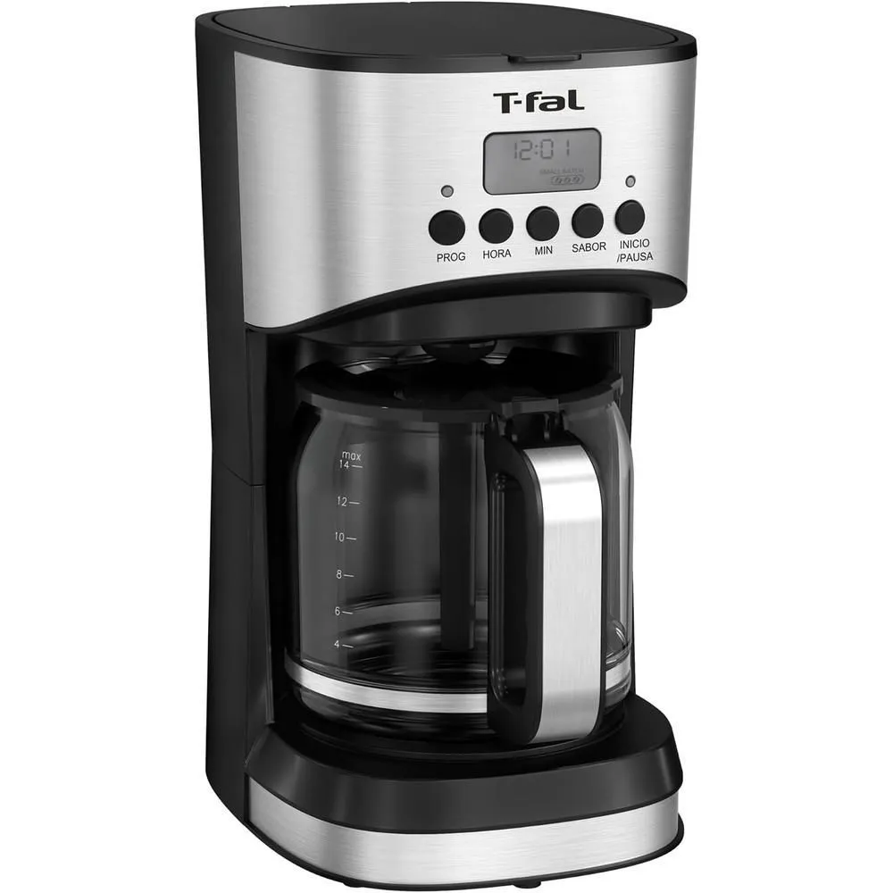 Cafetera t-fal cm771d55 automática 1.8l programable 14 tazas