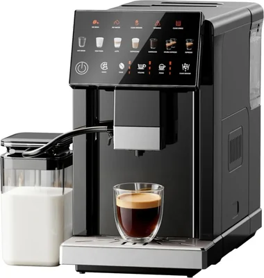 Máquina de espresso EUHOMY con molinillo y vaporizador automáticos
