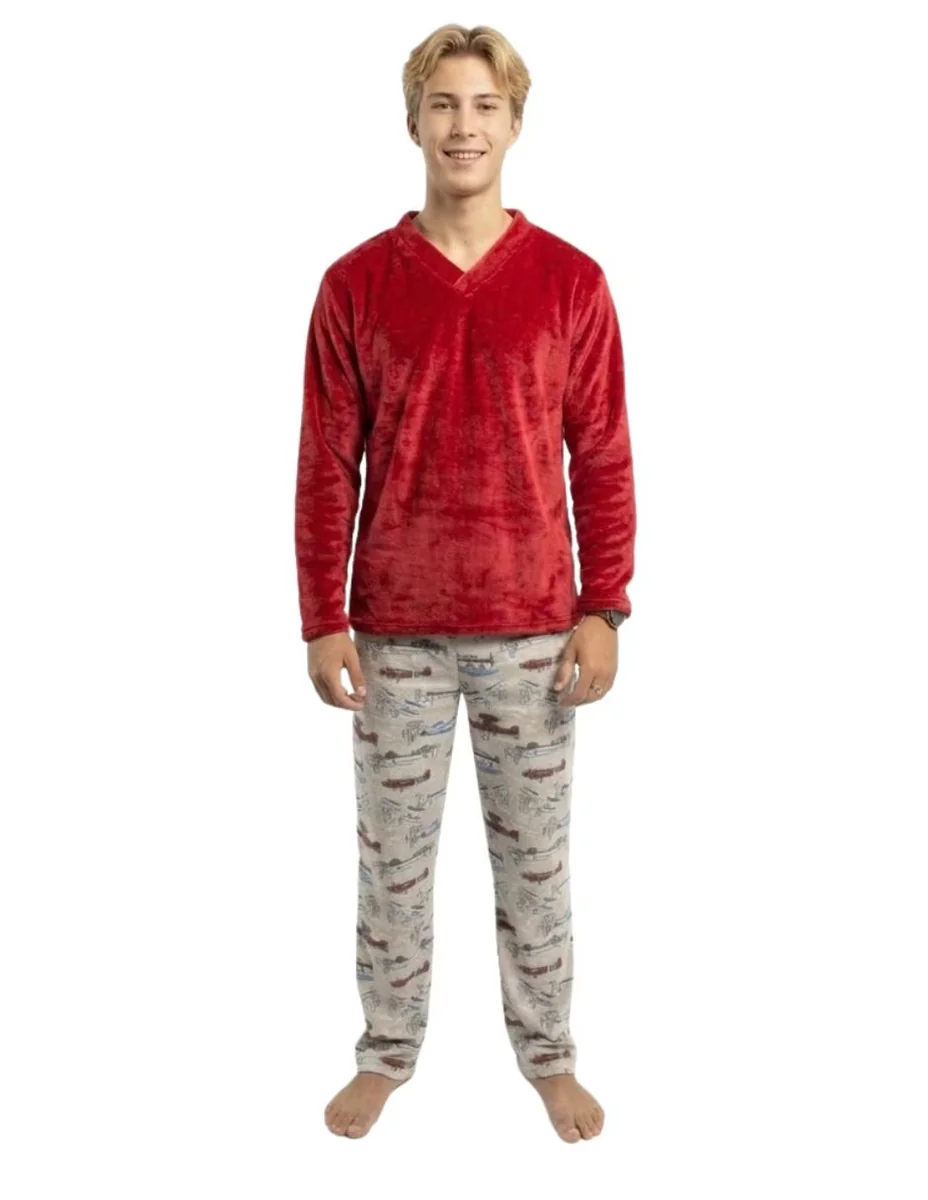 Conjunto pijama Avionetas para hombre