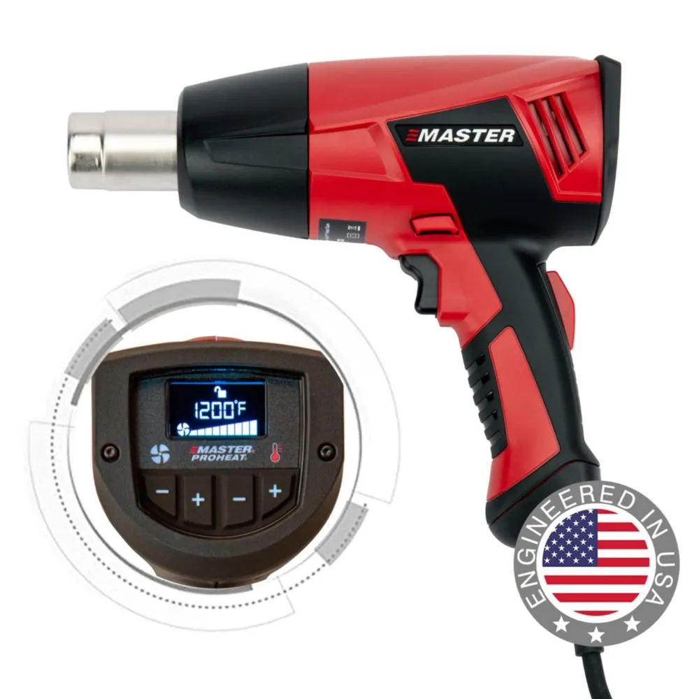 Pistola de Calor Master Appliance PH-1400A 1560W 120V LCD