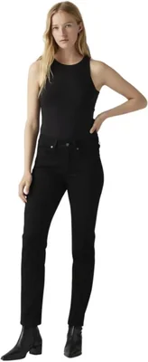 Jeans Levi's Classic Straight 30 cm Negro (Sin Agua) para mujer