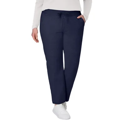 PANTALONES Hanes Talla S Azul Marino French Terry 79 cm