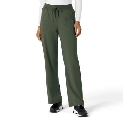 PANTALONES Femeninos Carhartt Boot Cut Scrub Oliva L