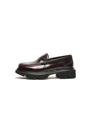 Mocasín de piel para mujer