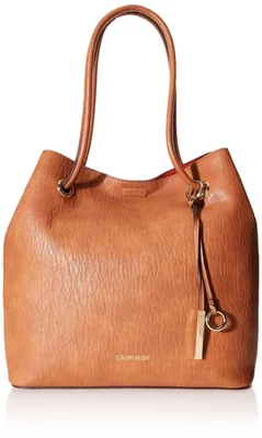 Bolso de mano Calvin Klein Gabrianna Novelty Caramel Vegan Leather