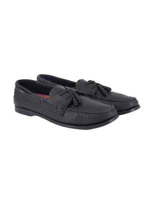 Zapato Mocasín MARINERO NEGRO PIEL para hombre