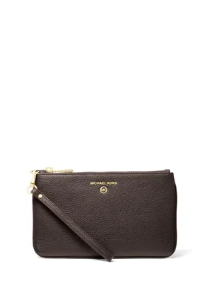 Bolso de muñeca Michael Kors Jet Set Charm color chocolate