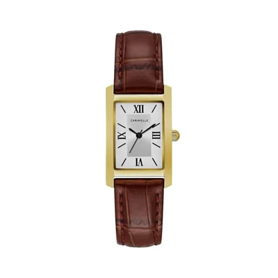 Reloj Caravelle para mujer de 3 agujas cuarzo con numerales romanos